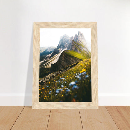 Seceda Naturposter - Printree.ch Alpen, Aussichtspunkt, Berglandschaft, Dolomiten, Foto, Fotografie, Italien, Natur, Ortisei, Panorama, Reisen, Seceda, Skifahren, unsplash, Wanderung