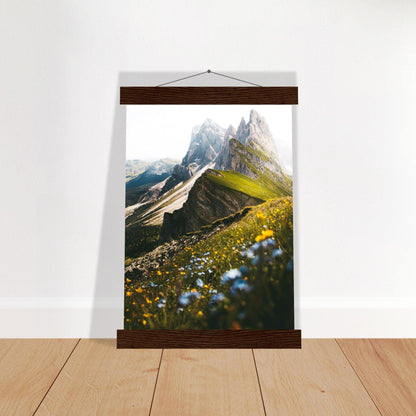 Seceda Naturposter - Printree.ch Alpen, Aussichtspunkt, Berglandschaft, Dolomiten, Foto, Fotografie, Italien, Natur, Ortisei, Panorama, Reisen, Seceda, Skifahren, unsplash, Wanderung