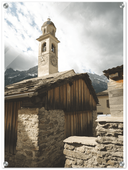 Soglio Dorf - Printree.ch alpen, alt, architektur, berg, berge, blick, bäume, denkmal, dorf, einfachschweizer, europa, exklusiv, Foto, Fotografie, gebäude, grün, herbst, historisch, häuser, kirche, landschaft, maloja, mittelalterlich, natur, nebel, panorama, Poster, reisen, schweiz, soglio, stadt, stein, tal, tourismus