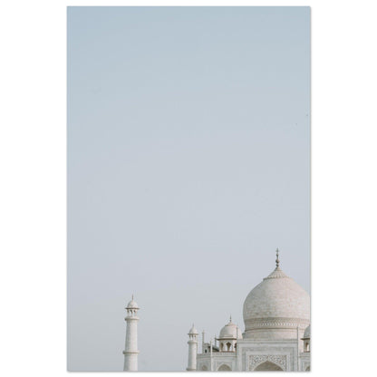 Taj Mahal Poster: Zeitlose Schönheit - Printree.ch Agra, Architektur, Foto, Fotografie, Garten, Grabmal, Indien, Liebe, Marmor, Monument, Reisen, Sonnenaufgang, Symmetrie, Taj Mahal, UNESCO-Welterbe, unsplash