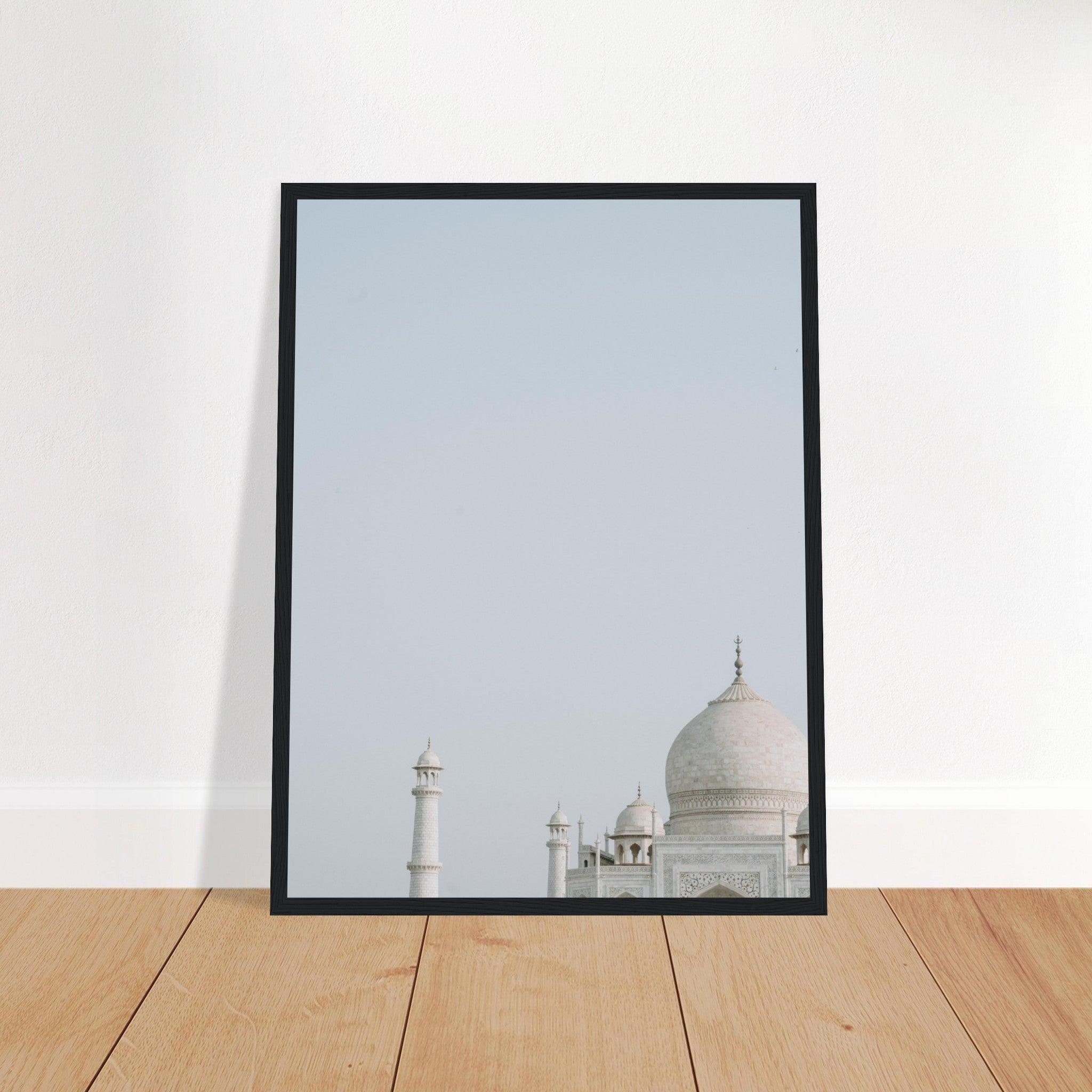 Taj Mahal Poster: Zeitlose Schönheit - Printree.ch Agra, Architektur, Foto, Fotografie, Garten, Grabmal, Indien, Liebe, Marmor, Monument, Reisen, Sonnenaufgang, Symmetrie, Taj Mahal, UNESCO-Welterbe, unsplash