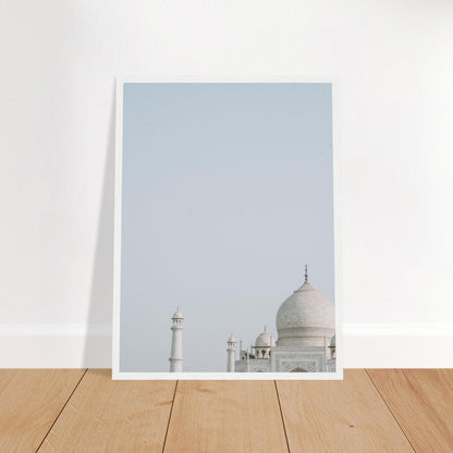 Taj Mahal Poster: Zeitlose Schönheit - Printree.ch Agra, Architektur, Foto, Fotografie, Garten, Grabmal, Indien, Liebe, Marmor, Monument, Reisen, Sonnenaufgang, Symmetrie, Taj Mahal, UNESCO-Welterbe, unsplash