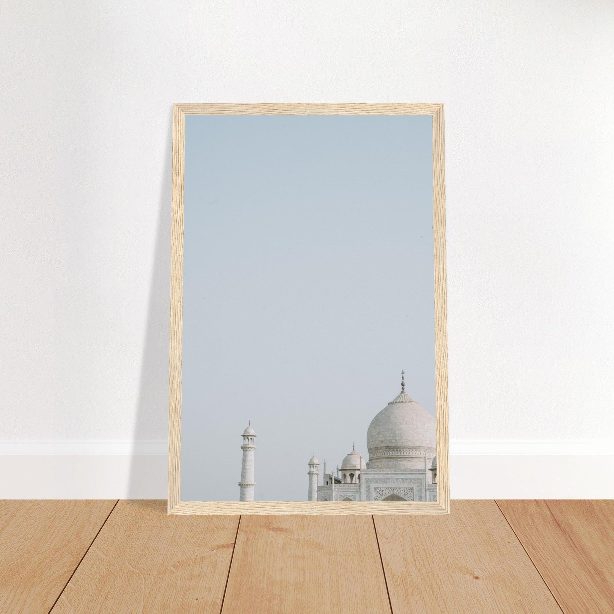 Taj Mahal Poster: Zeitlose Schönheit - Printree.ch Agra, Architektur, Foto, Fotografie, Garten, Grabmal, Indien, Liebe, Marmor, Monument, Reisen, Sonnenaufgang, Symmetrie, Taj Mahal, UNESCO-Welterbe, unsplash