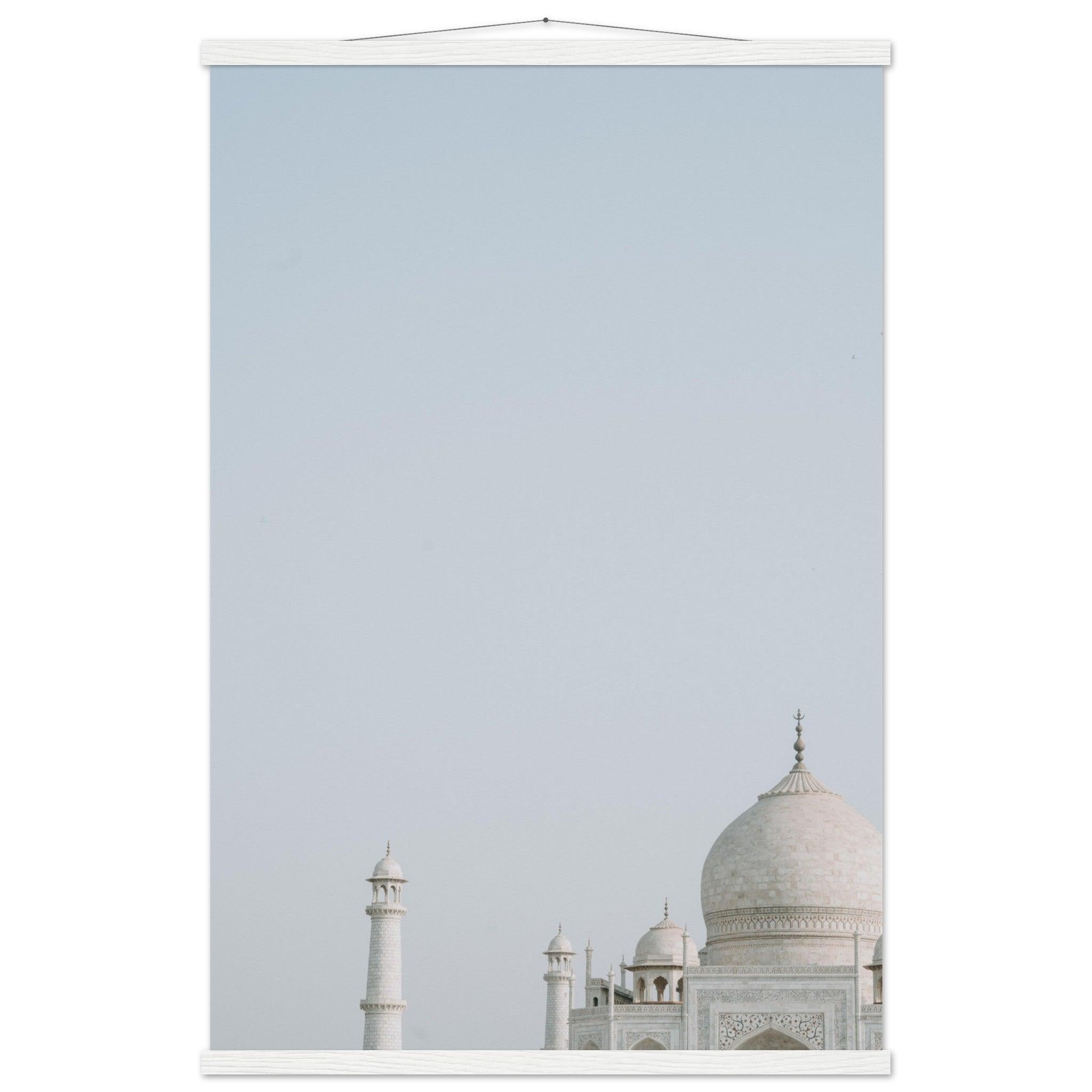 Taj Mahal Poster: Zeitlose Schönheit - Printree.ch Agra, Architektur, Foto, Fotografie, Garten, Grabmal, Indien, Liebe, Marmor, Monument, Reisen, Sonnenaufgang, Symmetrie, Taj Mahal, UNESCO-Welterbe, unsplash