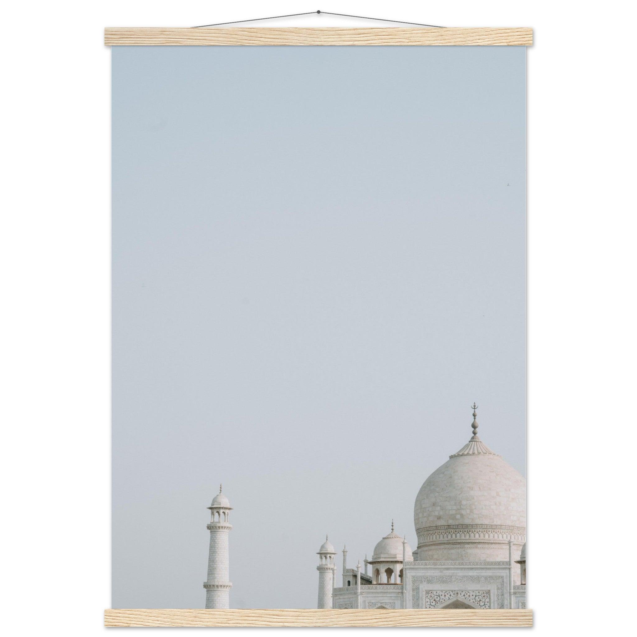 Taj Mahal Poster: Zeitlose Schönheit - Printree.ch Agra, Architektur, Foto, Fotografie, Garten, Grabmal, Indien, Liebe, Marmor, Monument, Reisen, Sonnenaufgang, Symmetrie, Taj Mahal, UNESCO-Welterbe, unsplash