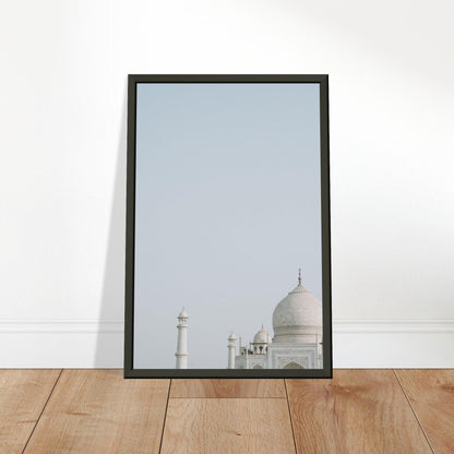 Taj Mahal Poster: Zeitlose Schönheit - Printree.ch Agra, Architektur, Foto, Fotografie, Garten, Grabmal, Indien, Liebe, Marmor, Monument, Reisen, Sonnenaufgang, Symmetrie, Taj Mahal, UNESCO-Welterbe, unsplash