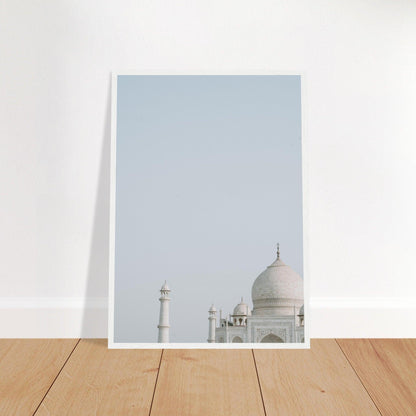 Taj Mahal Poster: Zeitlose Schönheit - Printree.ch Agra, Architektur, Foto, Fotografie, Garten, Grabmal, Indien, Liebe, Marmor, Monument, Reisen, Sonnenaufgang, Symmetrie, Taj Mahal, UNESCO-Welterbe, unsplash