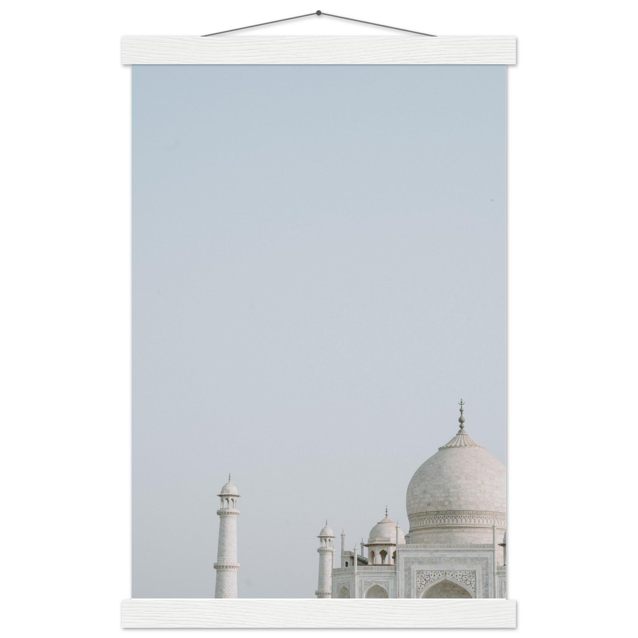 Taj Mahal Poster: Zeitlose Schönheit - Printree.ch Agra, Architektur, Foto, Fotografie, Garten, Grabmal, Indien, Liebe, Marmor, Monument, Reisen, Sonnenaufgang, Symmetrie, Taj Mahal, UNESCO-Welterbe, unsplash