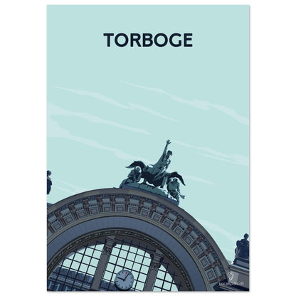 Torboge- Luzern - Printree.ch Architektonisches Detail, Bahnhof, Historische Architektur, Localspot, Luzern, Minimalismus, Poster, Reisen, Stadtlandschaft, Verkehrsgeschichte, Öffentliche Uhr