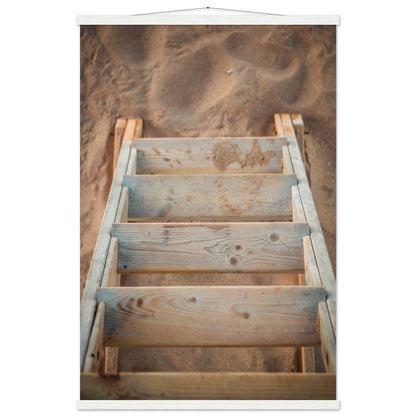 Treppe im Sand - Printree.ch Erholung, Foto, Fotografie, Küste, Küstenlandschaft, Meeresufer, Natur, Reisen, Sandstrand, Sommer, Strandtreppe, Strandzugang, Treppe, unsplash