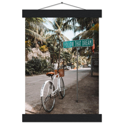 Tulum-Paradies: Inspirierendes Poster für Reiseenthusiasten. - Printree.ch Abenteuer, Fahrrad, Fahrradtour, Follow That Dream, Foto, Fotografie, Küste, Mexiko, Reisen, Strand, Tropen, unsplash, Urlaub