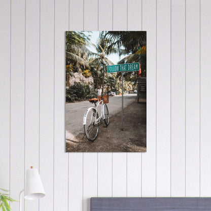 Tulum-Paradies: Inspirierendes Poster für Reiseenthusiasten. - Printree.ch Abenteuer, Fahrrad, Fahrradtour, Follow That Dream, Foto, Fotografie, Küste, Mexiko, Reisen, Strand, Tropen, unsplash, Urlaub