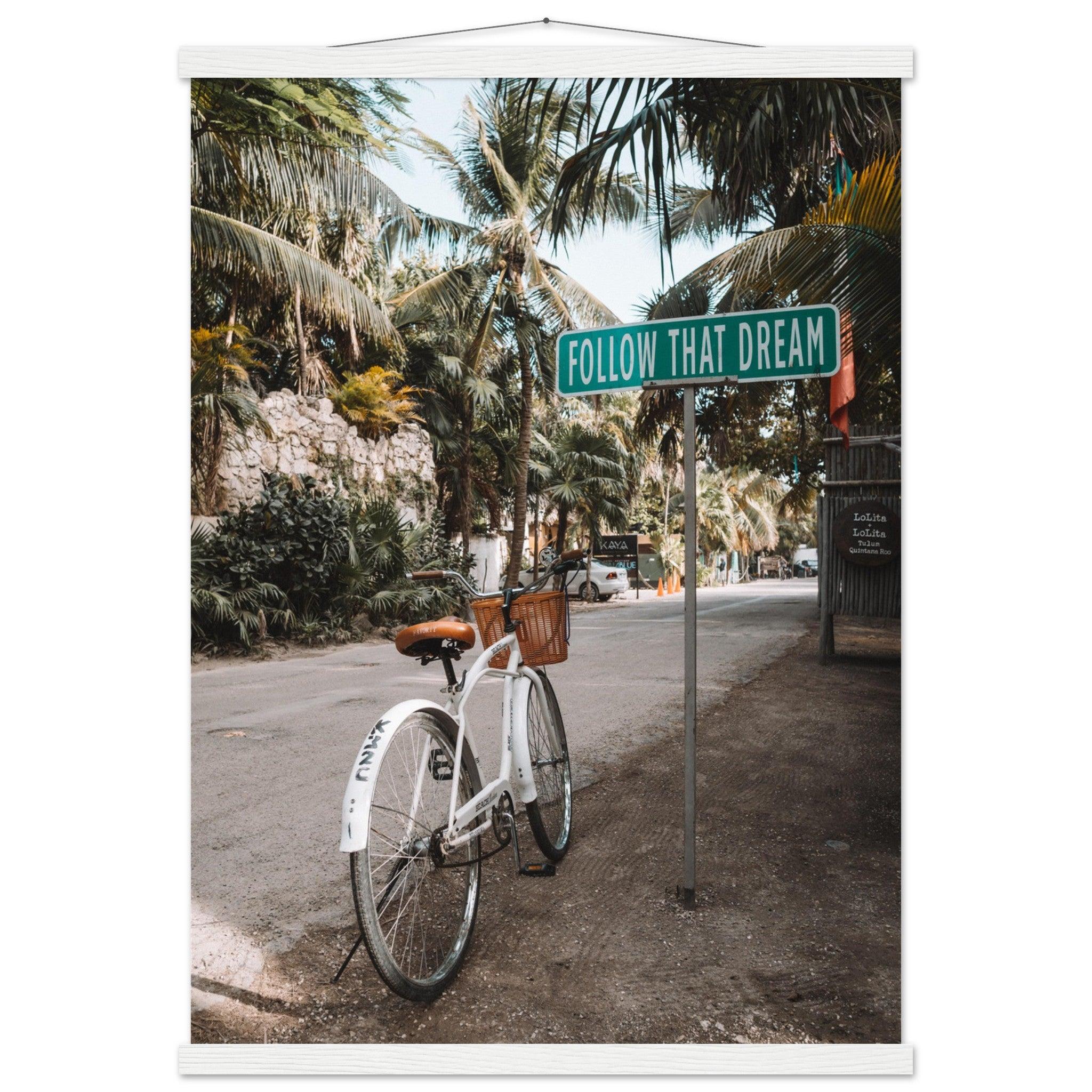 Tulum-Paradies: Inspirierendes Poster für Reiseenthusiasten. - Printree.ch Abenteuer, Fahrrad, Fahrradtour, Follow That Dream, Foto, Fotografie, Küste, Mexiko, Reisen, Strand, Tropen, unsplash, Urlaub