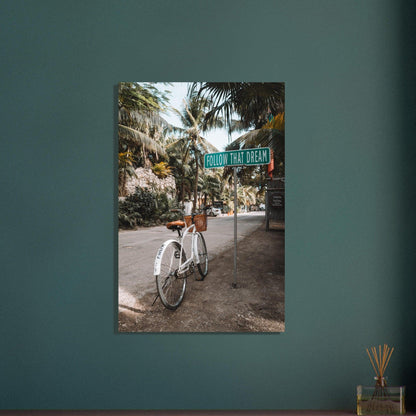 Tulum-Paradies: Inspirierendes Poster für Reiseenthusiasten. - Printree.ch Abenteuer, Fahrrad, Fahrradtour, Follow That Dream, Foto, Fotografie, Küste, Mexiko, Reisen, Strand, Tropen, unsplash, Urlaub