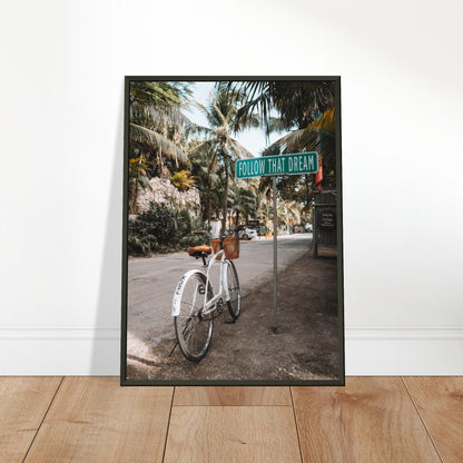 Tulum-Paradies: Inspirierendes Poster für Reiseenthusiasten. - Printree.ch Abenteuer, Fahrrad, Fahrradtour, Follow That Dream, Foto, Fotografie, Küste, Mexiko, Reisen, Strand, Tropen, unsplash, Urlaub