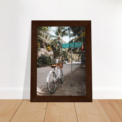 Tulum-Paradies: Inspirierendes Poster für Reiseenthusiasten. - Printree.ch Abenteuer, Fahrrad, Fahrradtour, Follow That Dream, Foto, Fotografie, Küste, Mexiko, Reisen, Strand, Tropen, unsplash, Urlaub