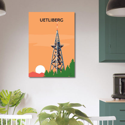 Uetliberg - Printree.ch Localspot, Minimal, Minimalismus