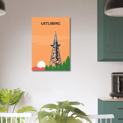 Uetliberg - Printree.ch Localspot, Minimal, Minimalismus