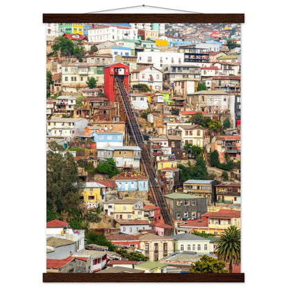 Valparaíso Schönheitsposter - Printree.ch bunte Häuser, Chile, Farben, Foto, Fotografie, Hafenstadt, Kultur, Künstlerviertel, Küste, Reisen, Stadtbild, Straßenkunst, UNESCO-Welterbe, unsplash, Valparaíso