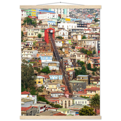 Valparaíso Schönheitsposter - Printree.ch bunte Häuser, Chile, Farben, Foto, Fotografie, Hafenstadt, Kultur, Künstlerviertel, Küste, Reisen, Stadtbild, Straßenkunst, UNESCO-Welterbe, unsplash, Valparaíso