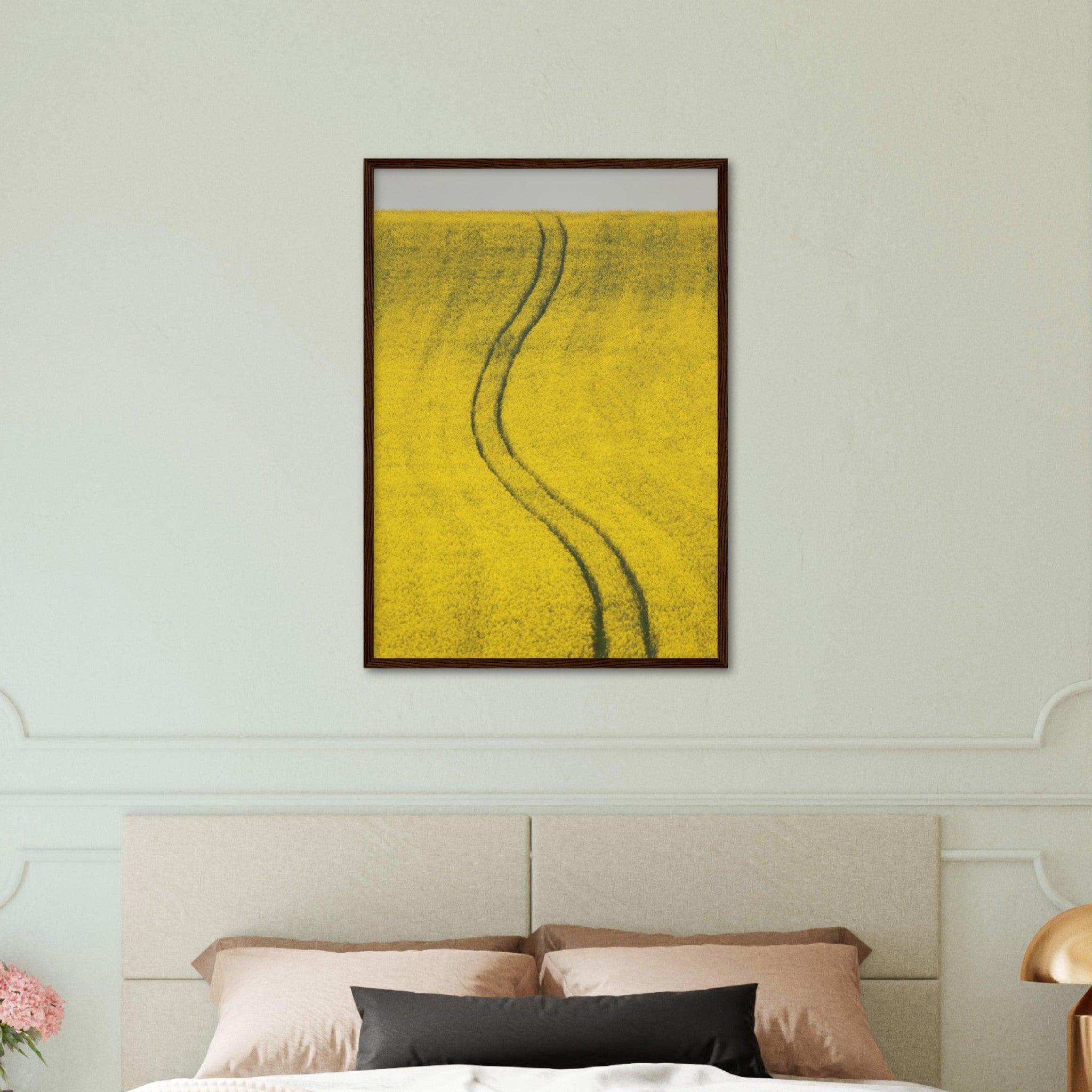 Abstrakte Gelb-Gold-Poster - Printree.ch Foto, Fotografie, gelb, Unsplash