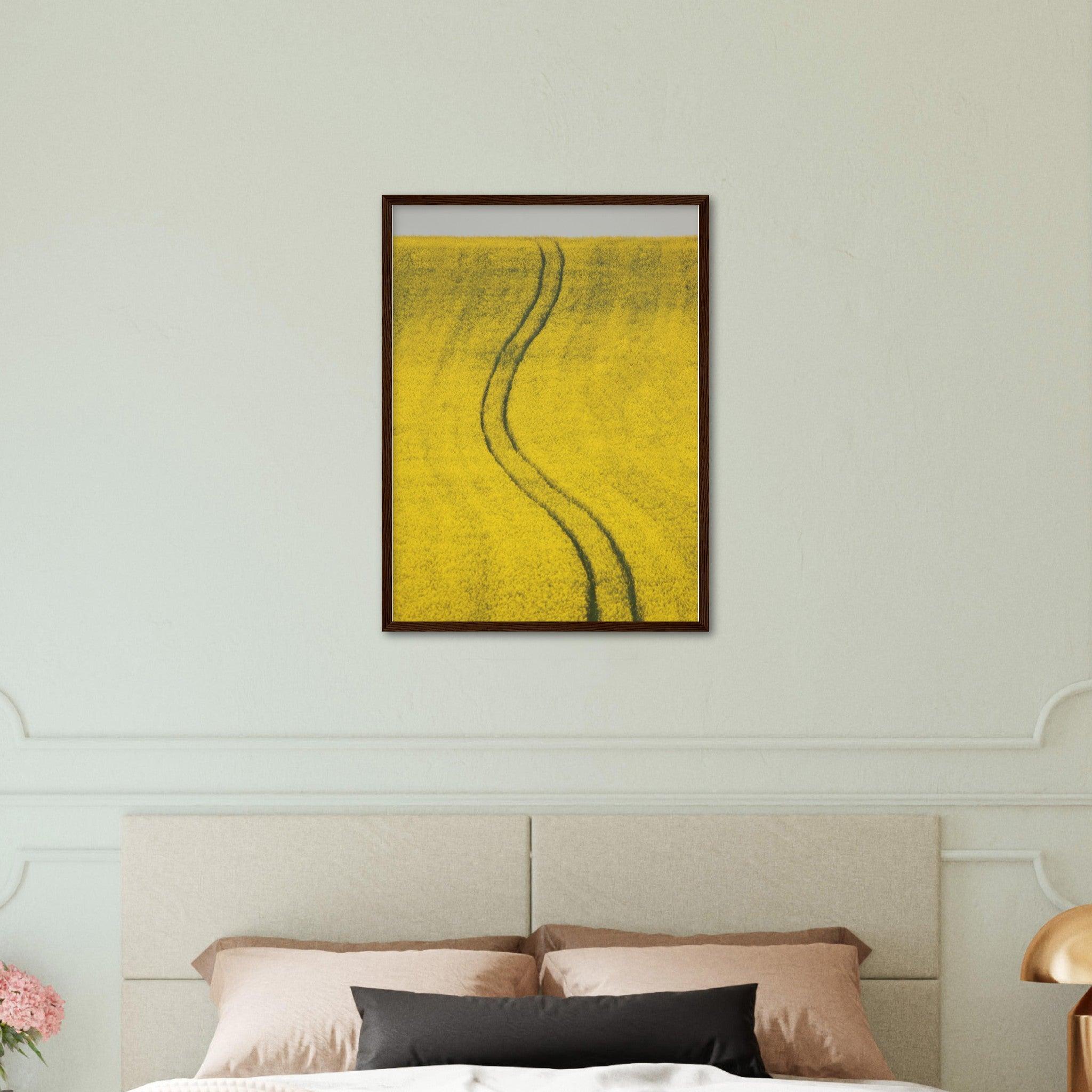 Abstrakte Gelb-Gold-Poster - Printree.ch Foto, Fotografie, gelb, Unsplash