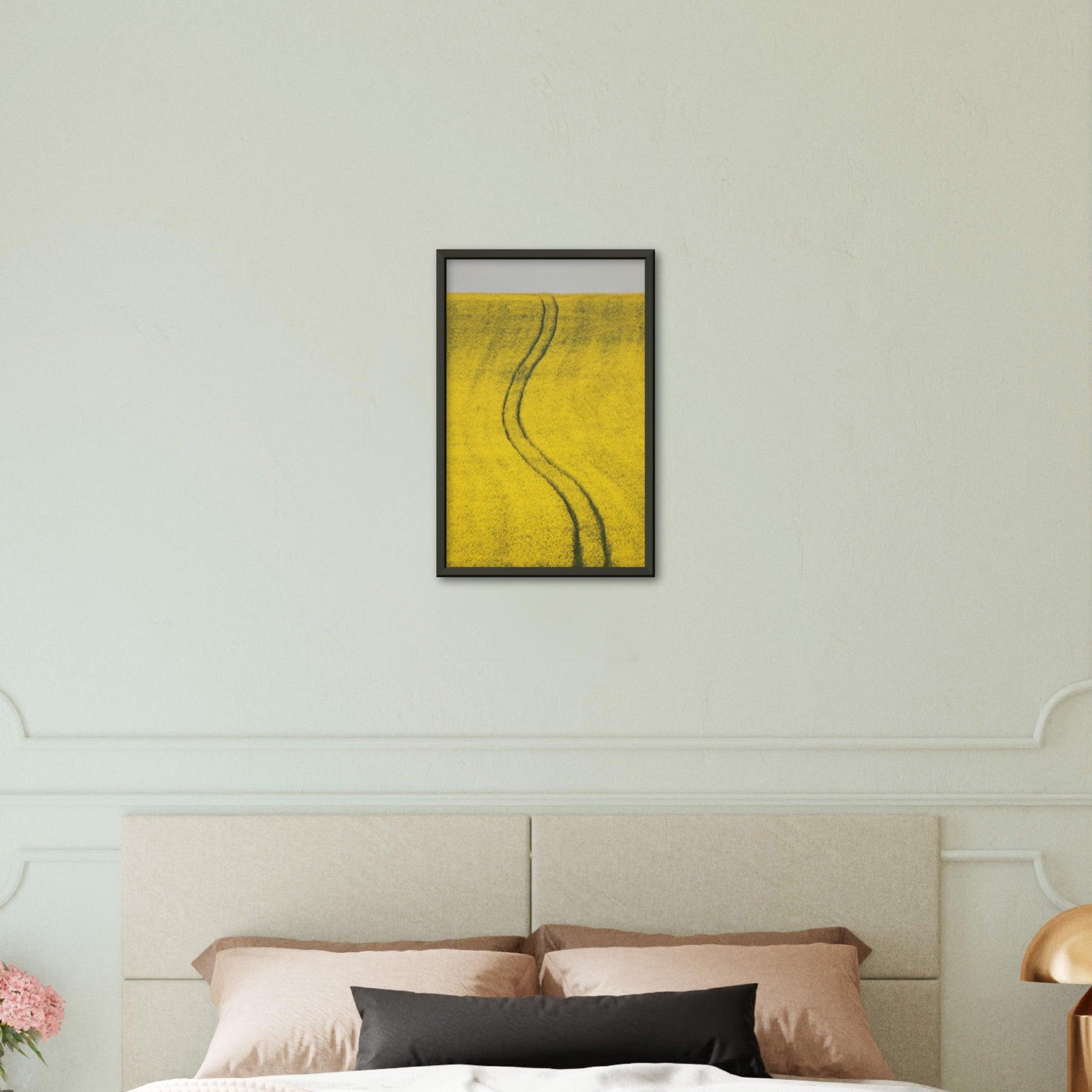 Abstrakte Gelb-Gold-Poster - Printree.ch Foto, Fotografie, gelb, Unsplash