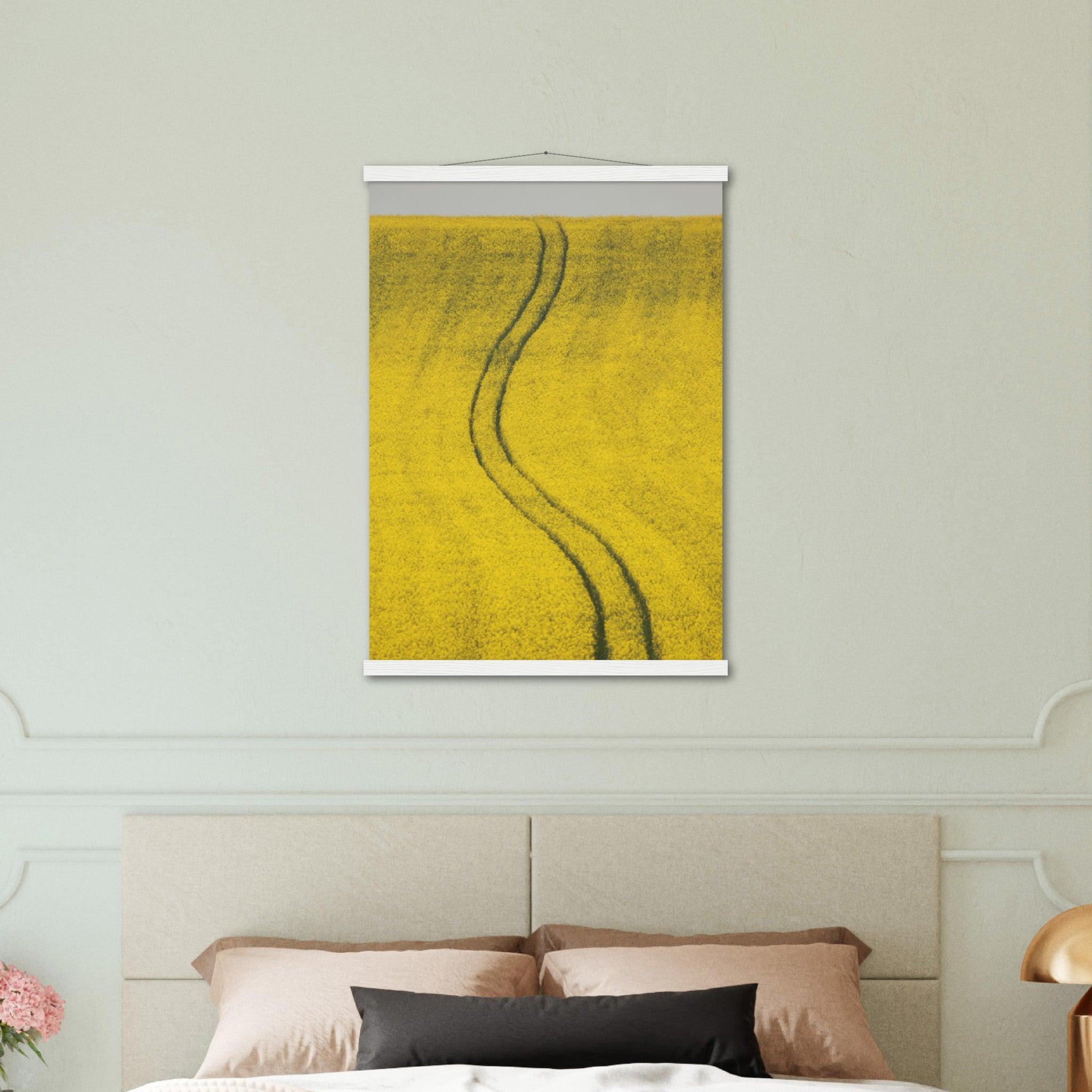 Abstrakte Gelb-Gold-Poster - Printree.ch Foto, Fotografie, gelb, Unsplash