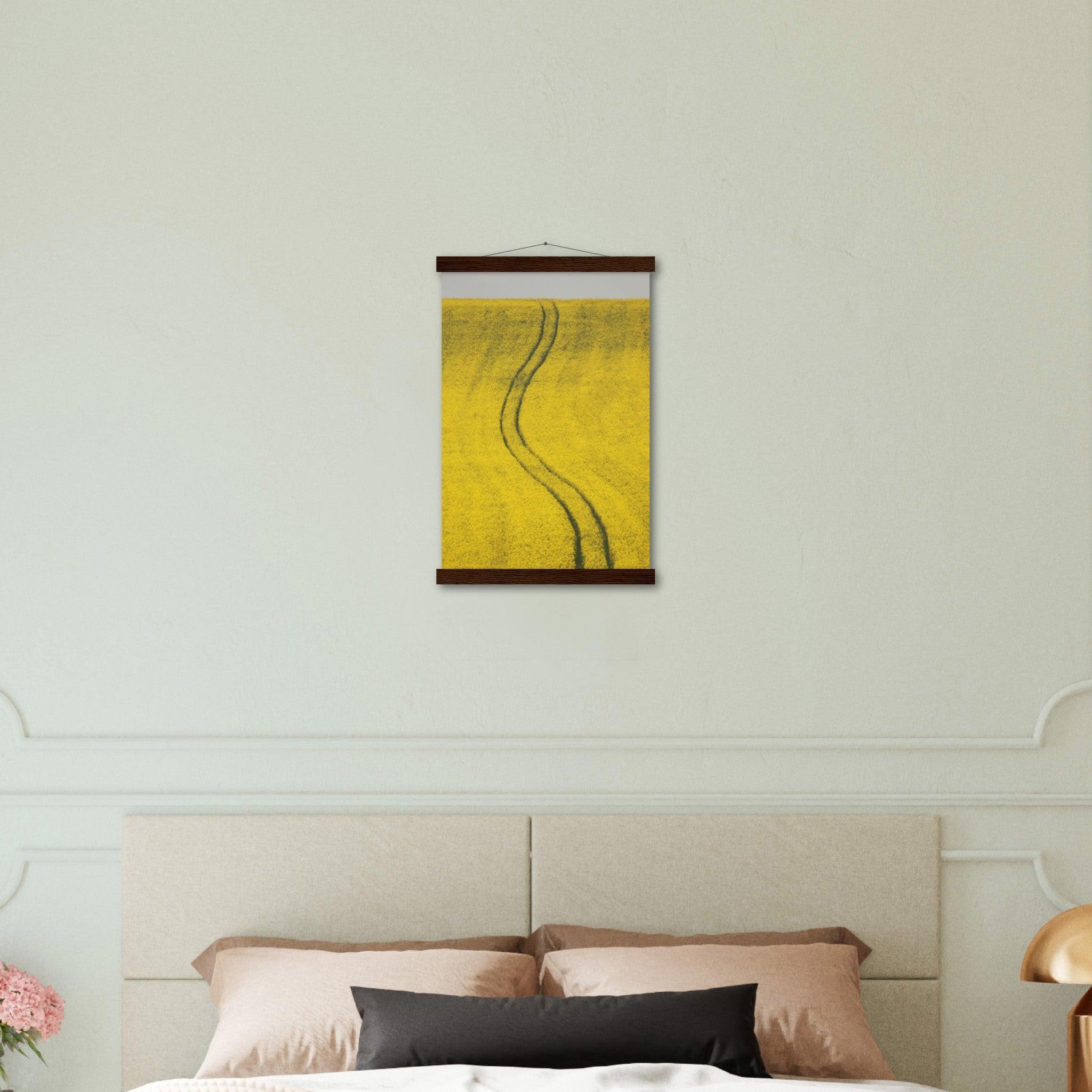 Abstrakte Gelb-Gold-Poster - Printree.ch Foto, Fotografie, gelb, Unsplash