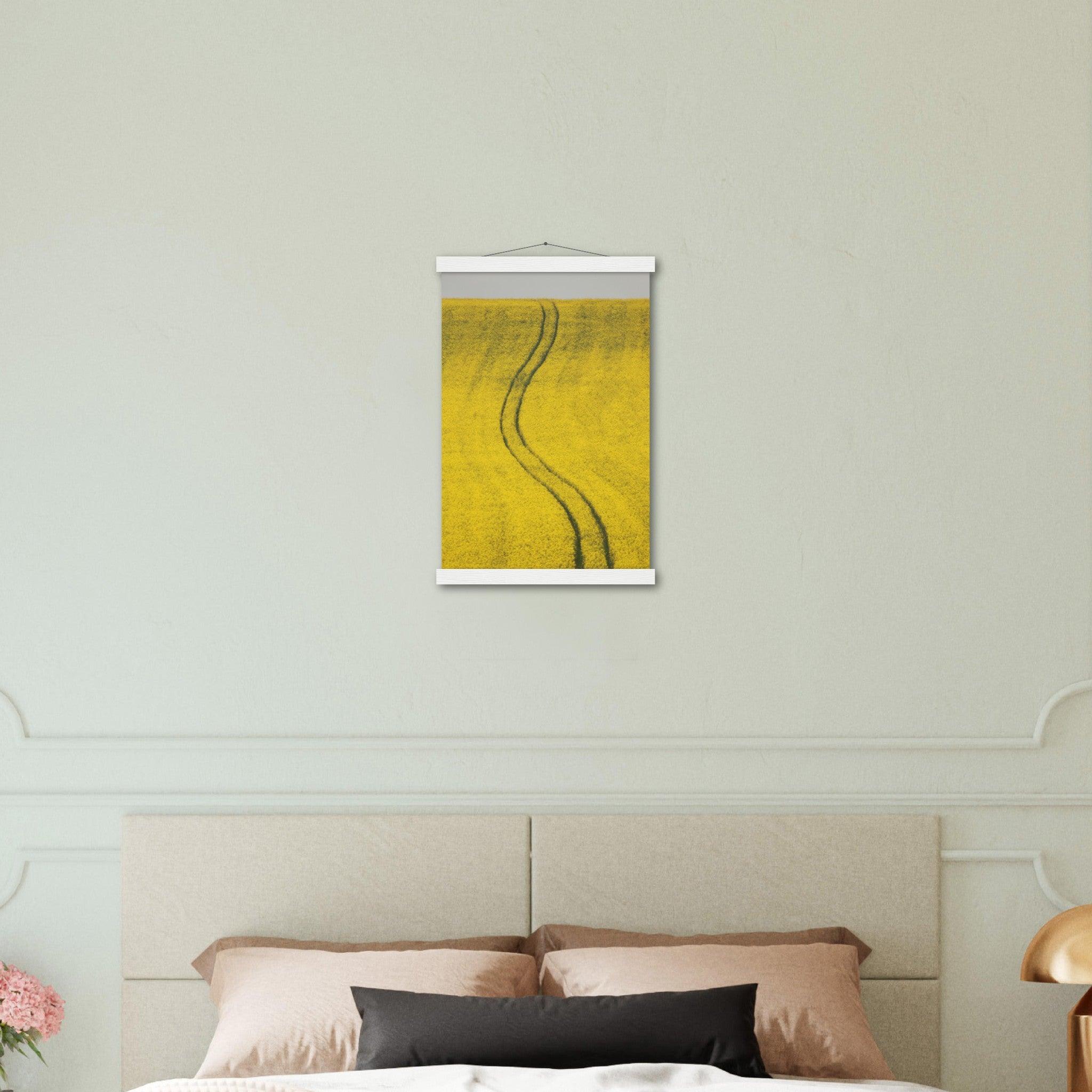 Abstrakte Gelb-Gold-Poster - Printree.ch Foto, Fotografie, gelb, Unsplash