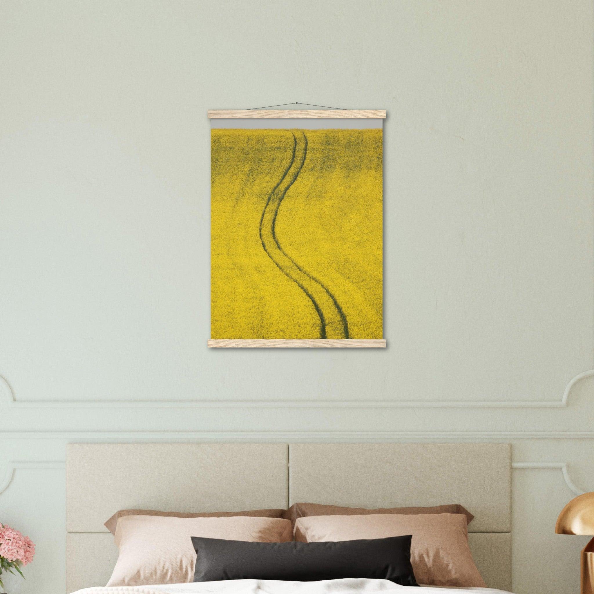 Abstrakte Gelb-Gold-Poster - Printree.ch Foto, Fotografie, gelb, Unsplash