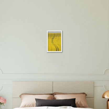 Abstrakte Gelb-Gold-Poster - Printree.ch Foto, Fotografie, gelb, Unsplash