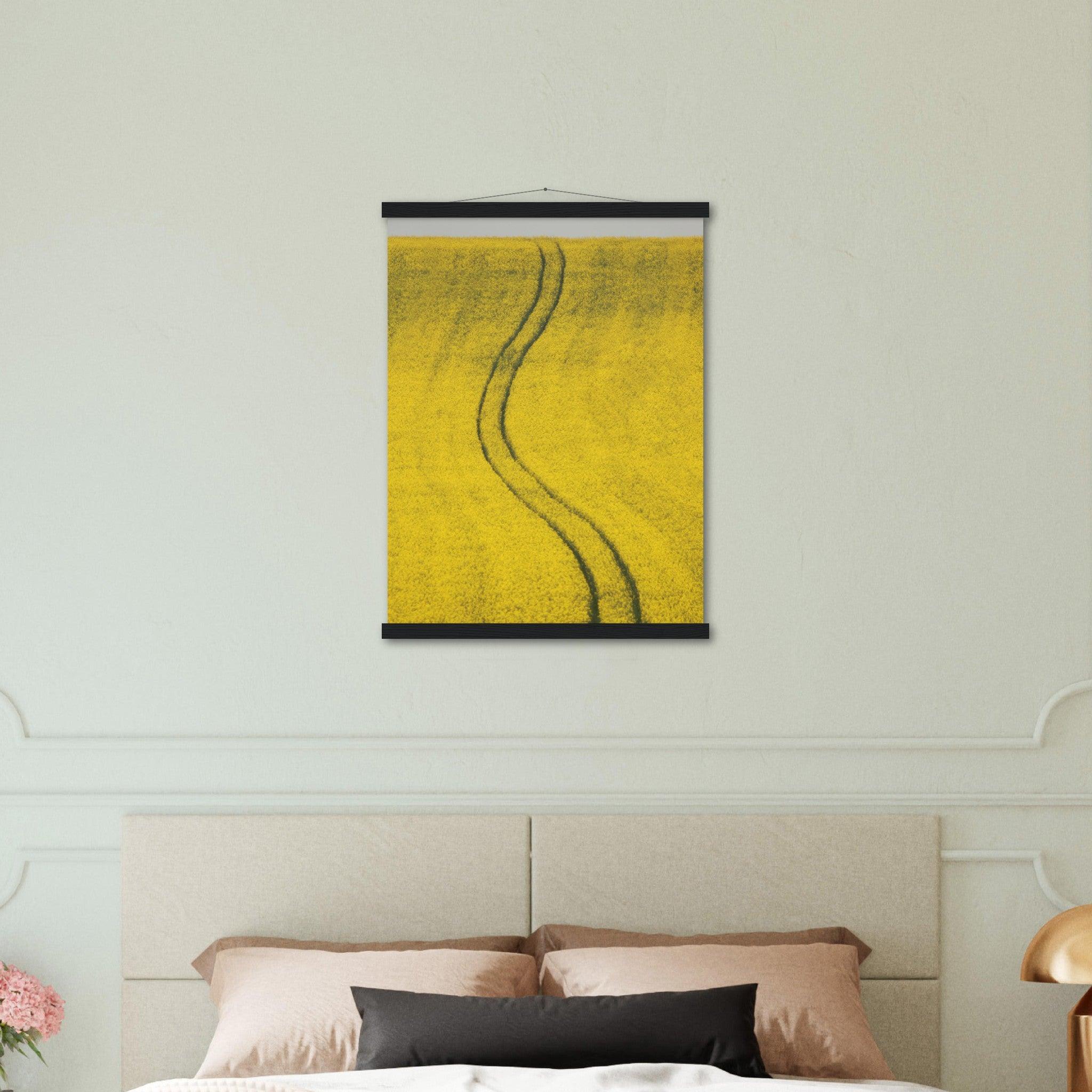 Abstrakte Gelb-Gold-Poster - Printree.ch Foto, Fotografie, gelb, Unsplash