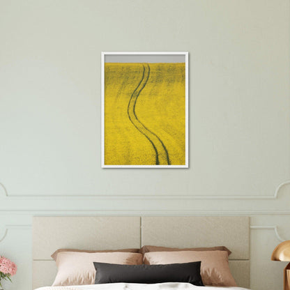 Abstrakte Gelb-Gold-Poster - Printree.ch Foto, Fotografie, gelb, Unsplash