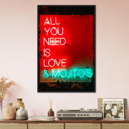 All You need is Love & Mojitos - Printree.ch Fotografie, spruch, Text