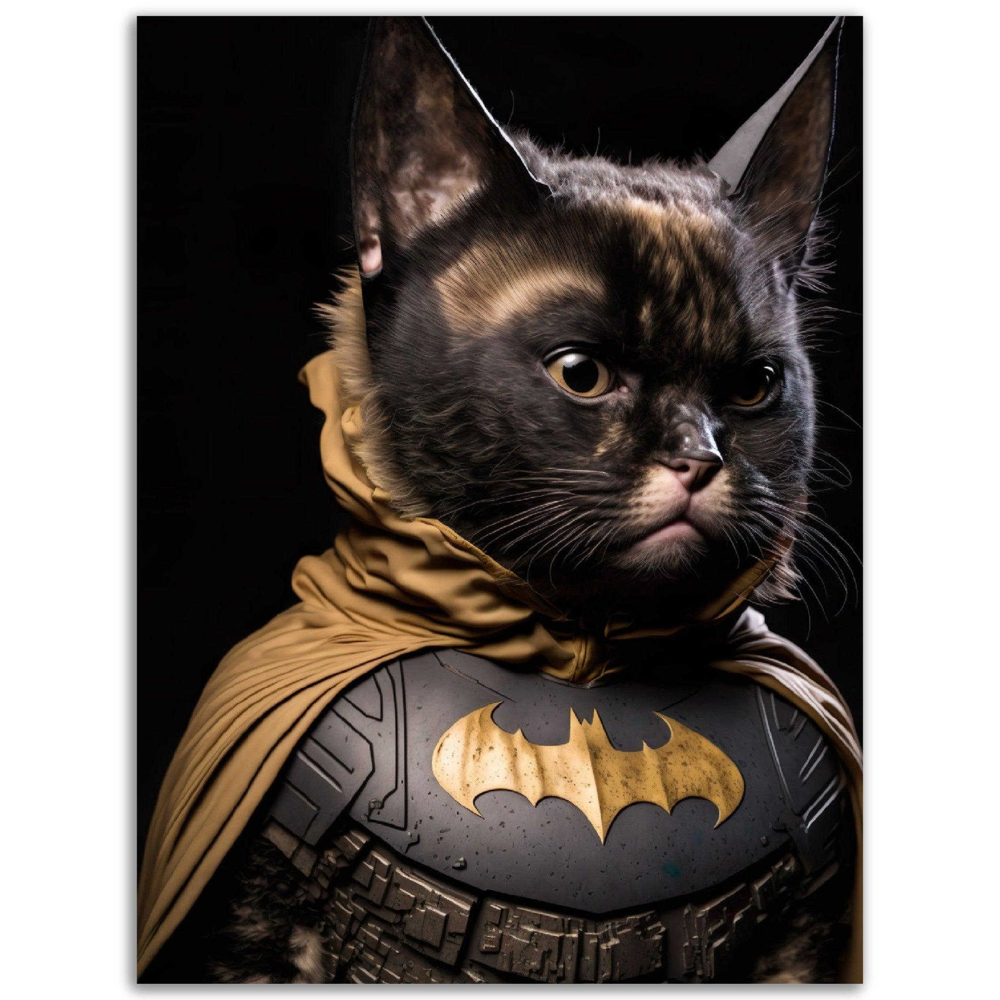 Batman Katzen - Printree.ch AI, Comic, held