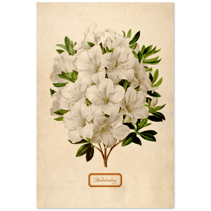 Blumenstrauss - Rhododendron - Printree.ch Aquarell, art, background, beautiful, Blatt, bloom, blossom, Blume, Blätter, Blüte, Blütenblatt, botanical, Botanik, botanisch, botany, branch, decoration, Dekoration, design, drawing, flora, floral, flower, Frühling, garden, Garten, Grafik, graphic, Hintergrund, illustration, isolated, isoliert, Kunst, leaf, leaves, Malerei, Natur, nature, painting, petal, Pflanze, plant, retro, schön, Sommer, spring, summer, vintage, watercolor, weiss, white, Zeichnung, Zweig