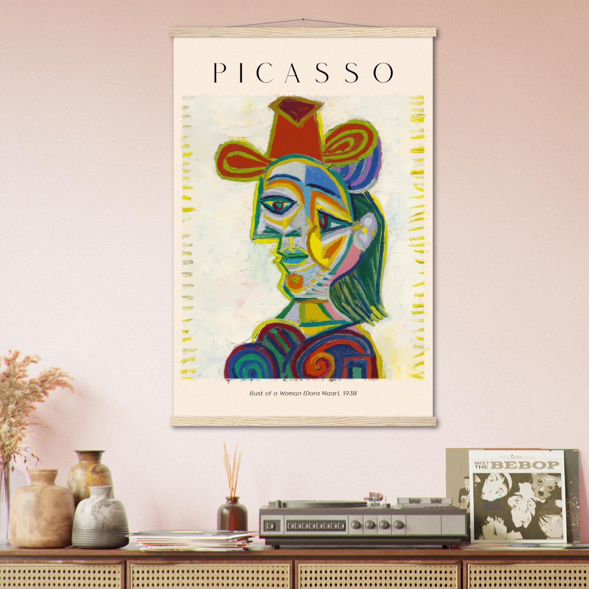 Bust of a Woman', Pablo Picasso - Printree.ch abstrakte frauen, frau, Frauen, Kunst, Malen, Maler, Malerei, Meisterwerk