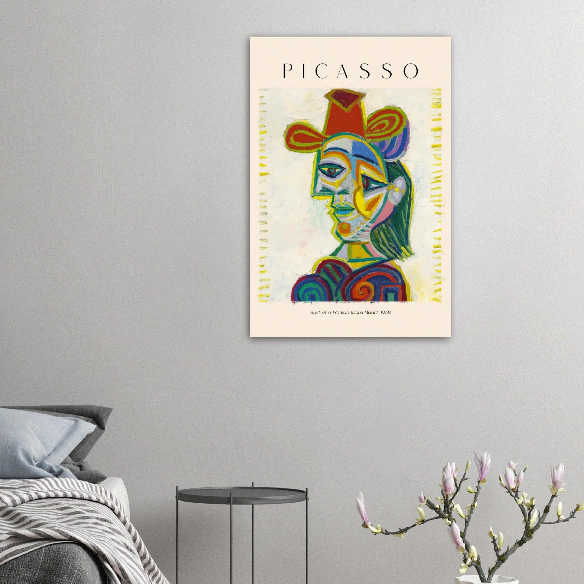 Bust of a Woman', Pablo Picasso - Printree.ch abstrakte frauen, frau, Frauen, Kunst, Malen, Maler, Malerei, Meisterwerk