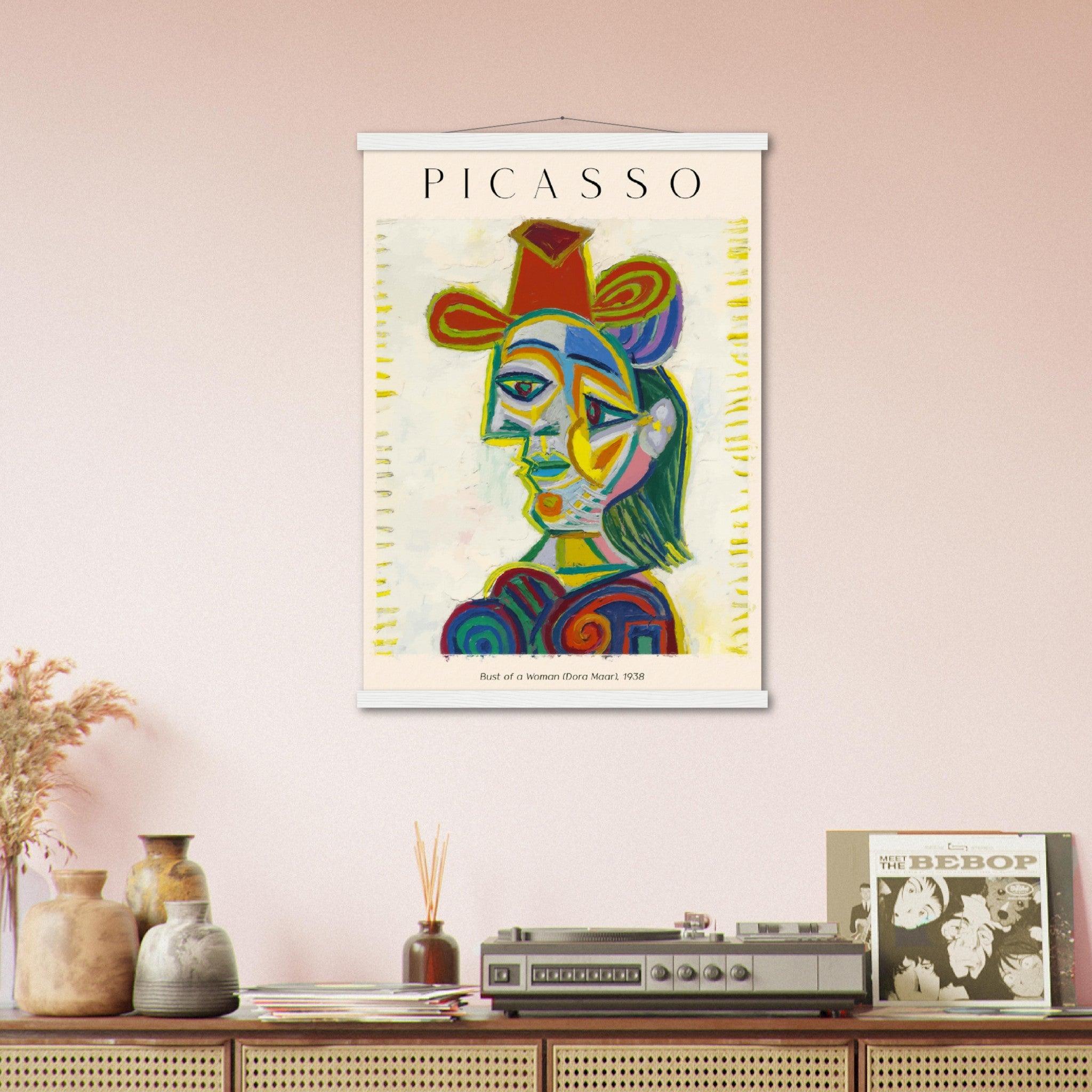 Bust of a Woman', Pablo Picasso - Printree.ch abstrakte frauen, frau, Frauen, Kunst, Malen, Maler, Malerei, Meisterwerk