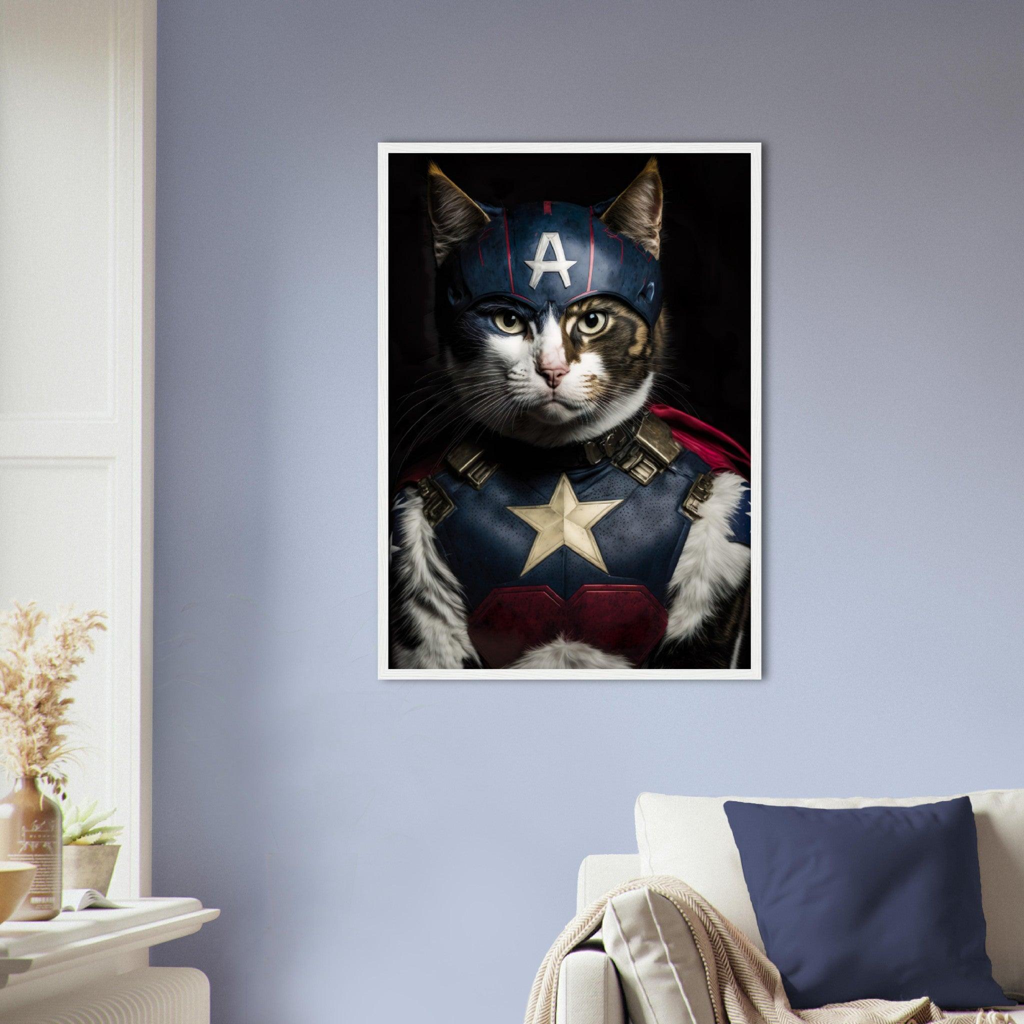 Captain Katze - Printree.ch AI, Comic, held