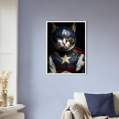 Captain Katze - Printree.ch AI, Comic, held