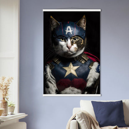 Captain Katze - Printree.ch AI, Comic, held