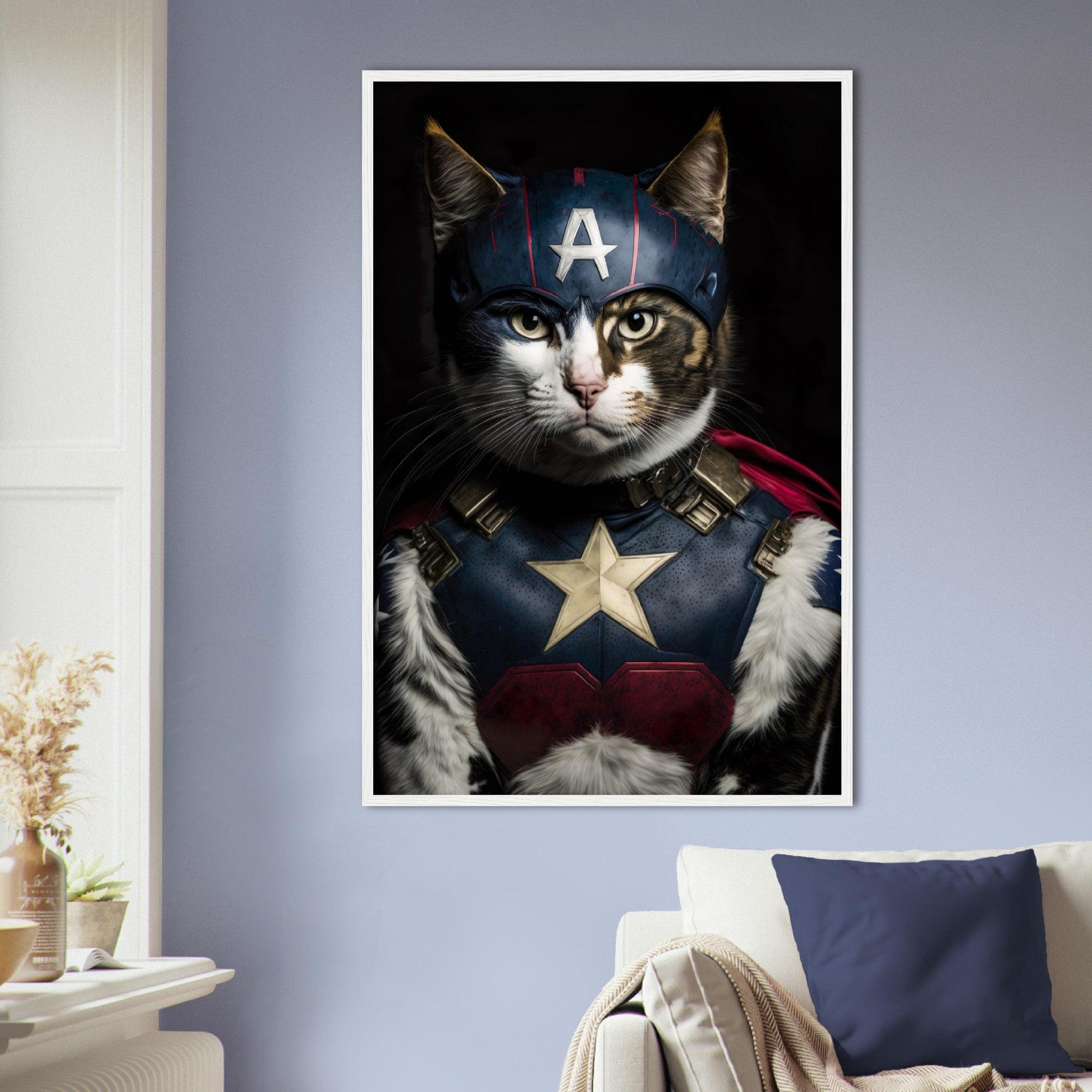 Captain Katze - Printree.ch AI, Comic, held