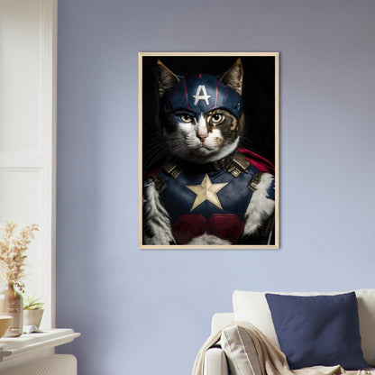 Captain Katze - Printree.ch AI, Comic, held