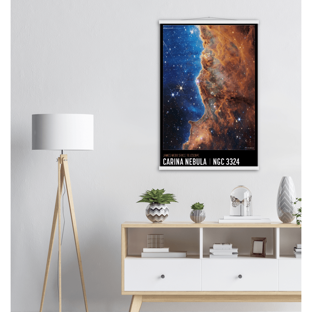 Carina-Nebel-Plakat - Printree.ch Astronomie, Carina-Nebel, Deep-Space-Fotografie, Foto, Fotografie, Galaxie, Himmelskörper, Kosmos, NASA, Nebel, Plakat, space, Sternentstehung, Universum, WEBB, Weltraum