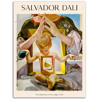 Christkind & Madonna von Dali (1950) - Printree.ch Kunst, Malen, Maler, Malerei, Meisterwerk