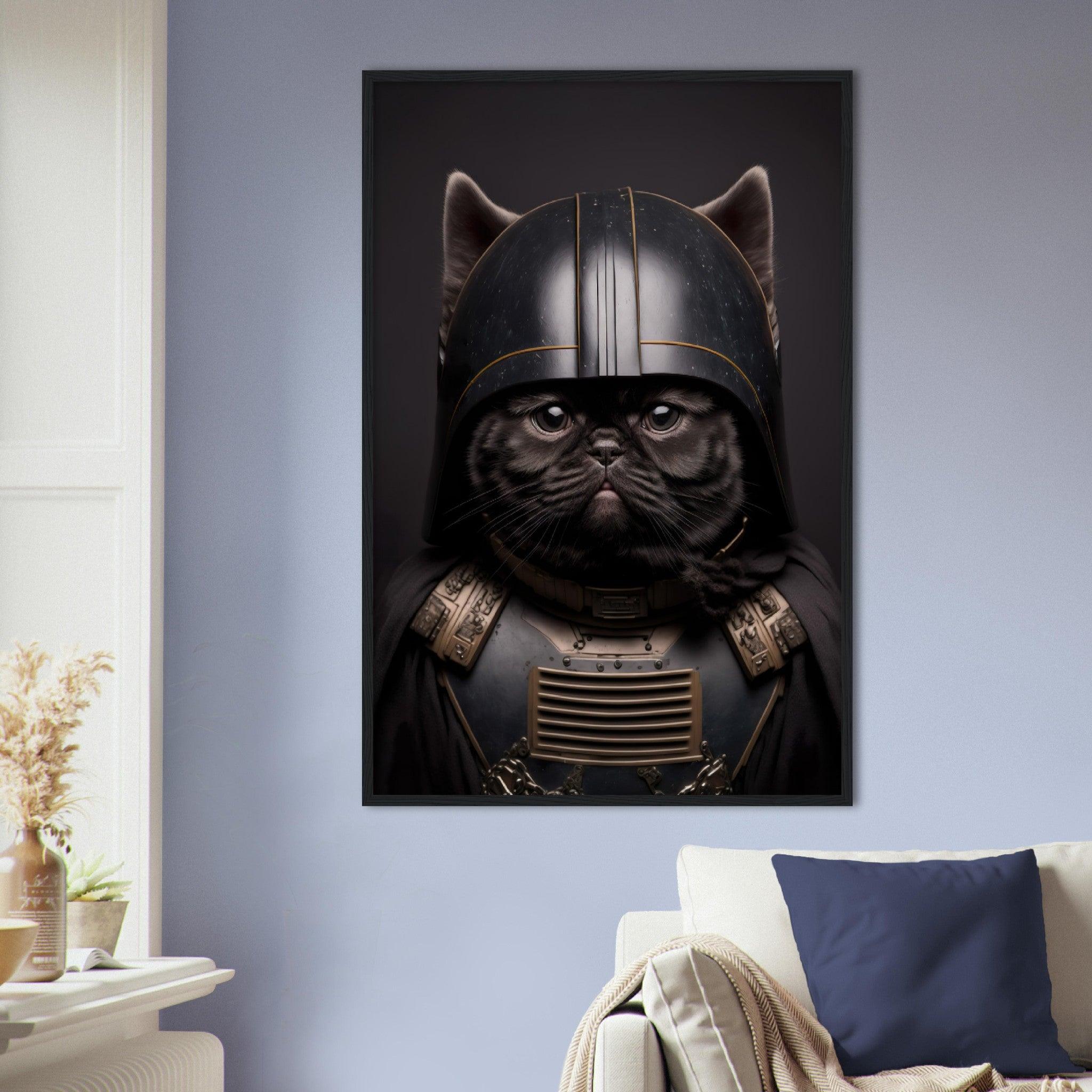 Darth Vador Katze - Printree.ch AI, Comic, held