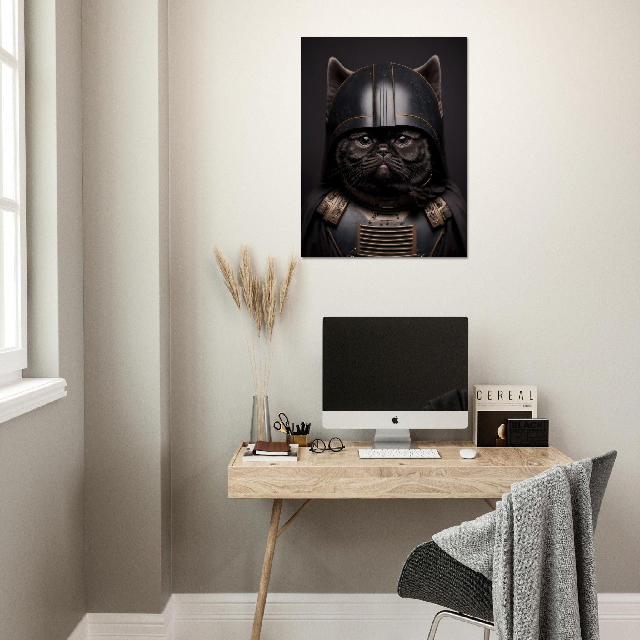 Darth Vador Katze - Printree.ch AI, Comic, held