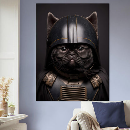 Darth Vador Katze - Printree.ch AI, Comic, held